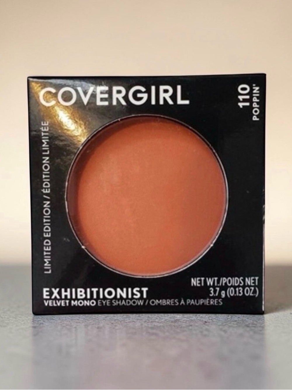 5️⃣COVERGIRL Exhibitionist Velvet Mono Eyeshadow - 110 Poppin Or 5 For 25